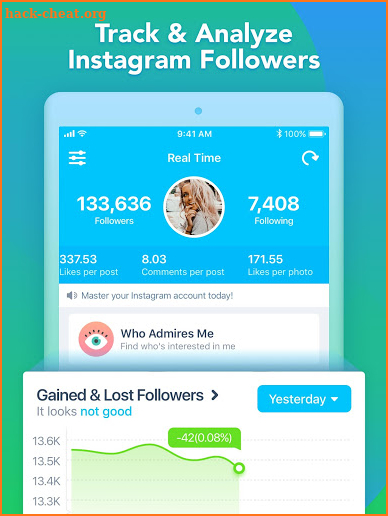 Ig Analyzer Follower Analysis screenshot