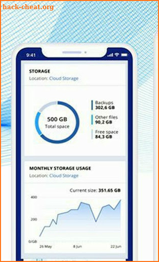 IGAcloud 1000gb free cloud screenshot