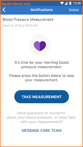 iHealth ShareCare Hypertension screenshot