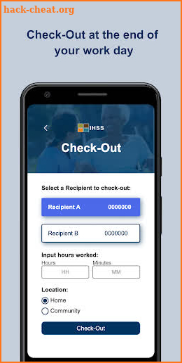 IHSS EVV Mobile App screenshot