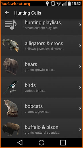 iHunt 750 - Hunting Calls & Solunar Tables screenshot