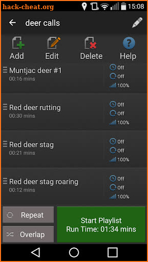 iHunt 750 - Hunting Calls & Solunar Tables screenshot