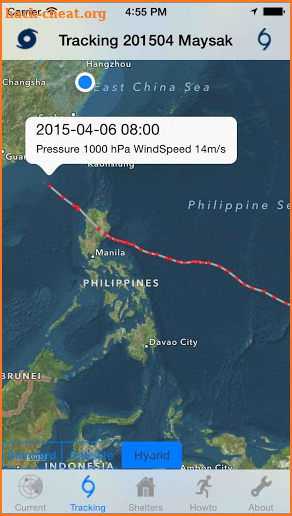 iHurricane Track & Outlook screenshot