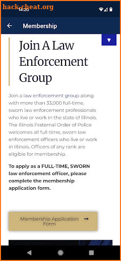 Illinois Fraternal Order of Police screenshot