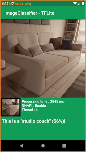Image Classifier - TFLite screenshot