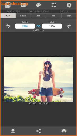 Image Size - Photo Resizer screenshot