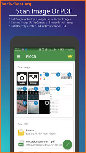 Image To Text OCR - PDF To Text OCR Scanner(PIOCR) screenshot