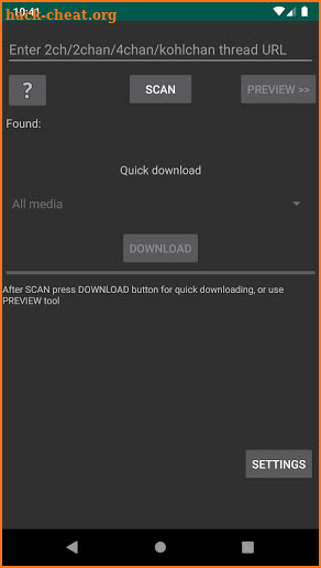 Imageboard media grab 2.0 screenshot