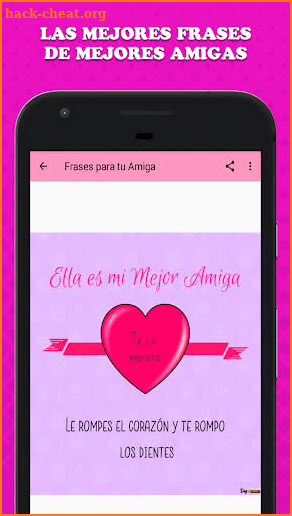 Imagenes de Amigas con Frases screenshot