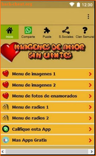 Imágenes de amor te amo mi amor te quiero y música screenshot