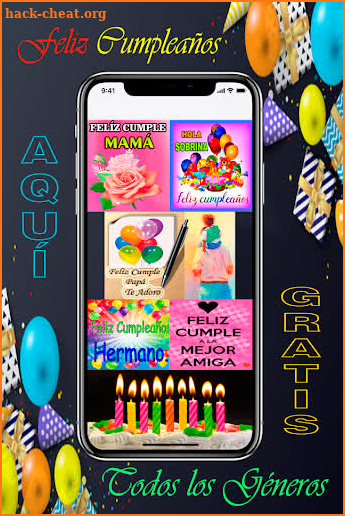 Imágenes de Feliz Cumpleaños Gratis screenshot