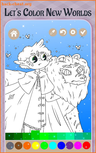 Imagination Coloring book screenshot