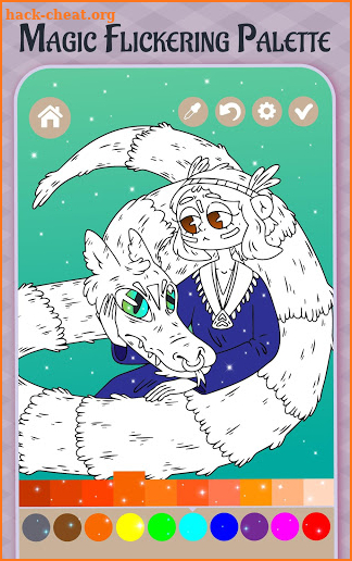 Imagination Coloring book screenshot