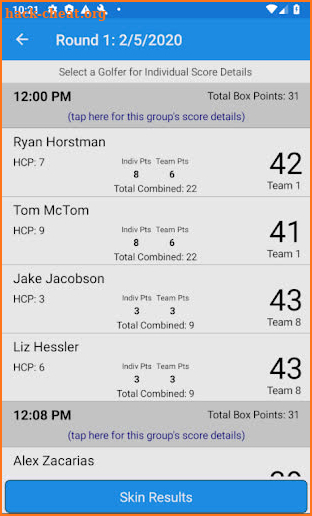 IMAGolfer - Golf League Management App screenshot