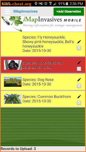 iMapInvasives Mobile screenshot