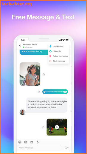 iMessenger screenshot