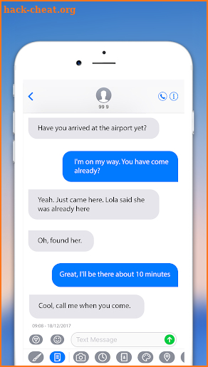 iMessenger SMS for iPhone X with Theme 2018 screenshot