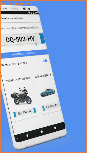 Immatriculation Scanner screenshot