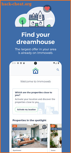 Immoweb screenshot