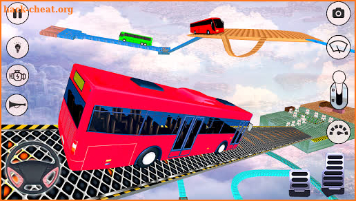 Impossible Bus Driving Sky Tracks - Bus  Games screenshot