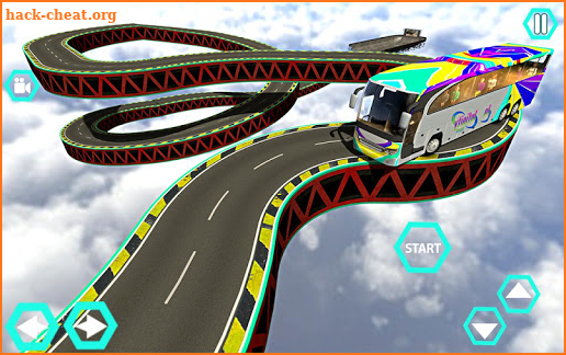 Impossible Bus Simulator Tracks Driving screenshot