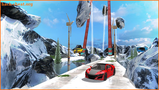 Impossible Car Racing Mega Ramp screenshot