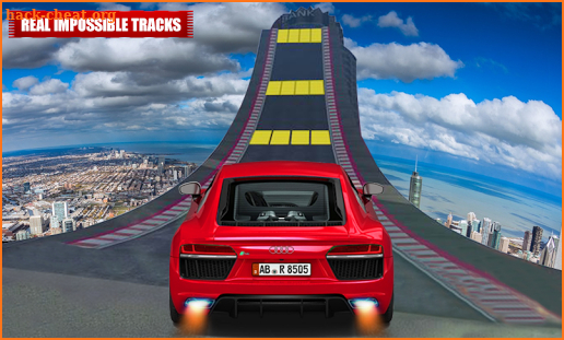 Impossible Car Racing Tracks Stunt 3D Game screenshot