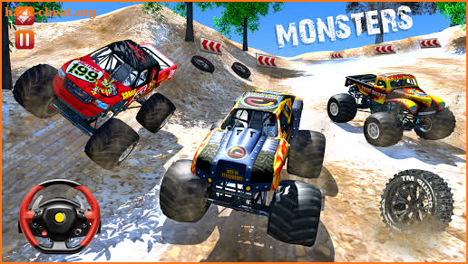 Impossible Monster Offroad Stunts Game 2019 screenshot