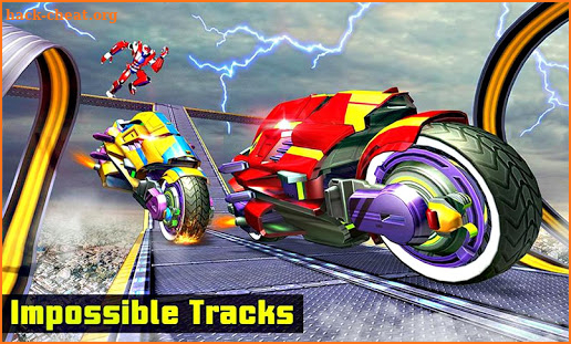 Impossible Robot Bike Extreme Stunts Challenge screenshot