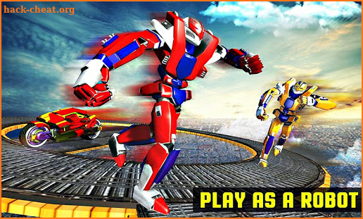 Impossible Robot Bike Extreme Stunts Challenge screenshot