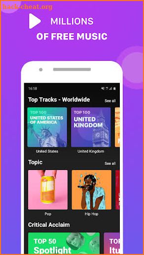 iMusic - Musi player & Free Music Stream screenshot