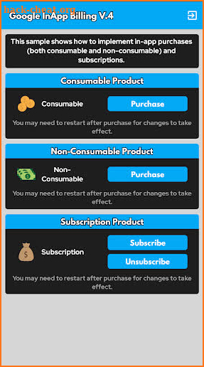 In App Purchase V4 screenshot