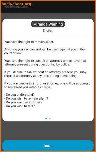 IN Criminal Codes screenshot