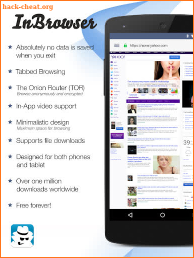 InBrowser - Incognito Browsing screenshot