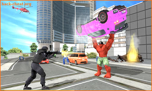 Incredible Monster Hero New City Battle Game screenshot