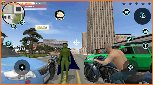 Incredible Monster: Superhero Hulk Frog War screenshot