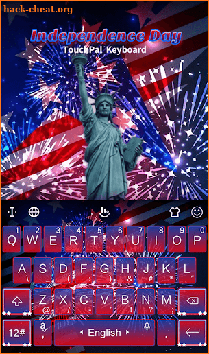 Independence Day Keyboard Theme screenshot