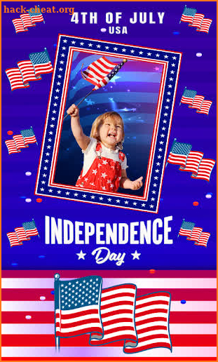 Independence Day Photo Frames USA screenshot