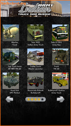 Indian Army Truck Mod Bussid screenshot