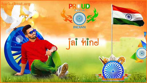 Indian Flag Photo Editor screenshot