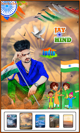 Indian Flag Photo Editor screenshot