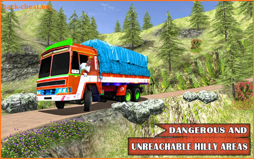 Indian Truck Offroad Cargo Drive Simulator 2 screenshot