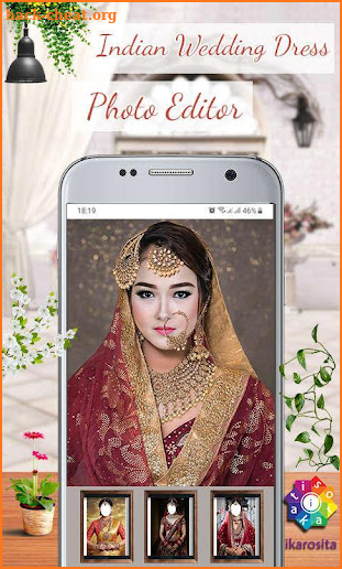 Indian Wedding Dress Photo Editor screenshot