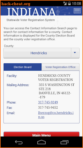 Indiana Voters screenshot