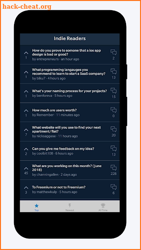 Indie Readers: Read Indie Hackers screenshot