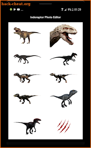 Indo Raptor Jurassic Editor screenshot