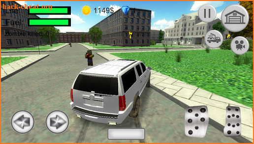 Infected city: Escalade driving screenshot