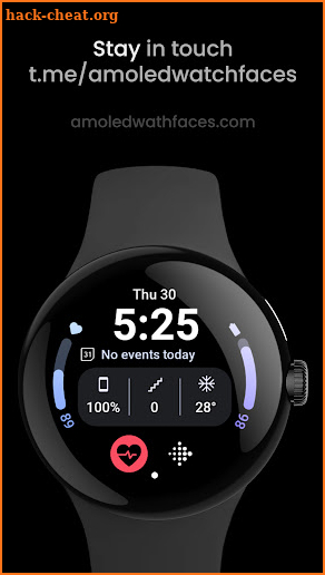 InfoBlock 2: Watch face screenshot