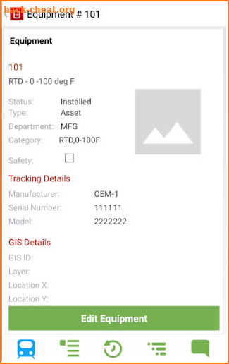 Infor EAM Mobile Manufacture screenshot