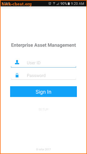 Infor EAM Mobile Manufacture screenshot